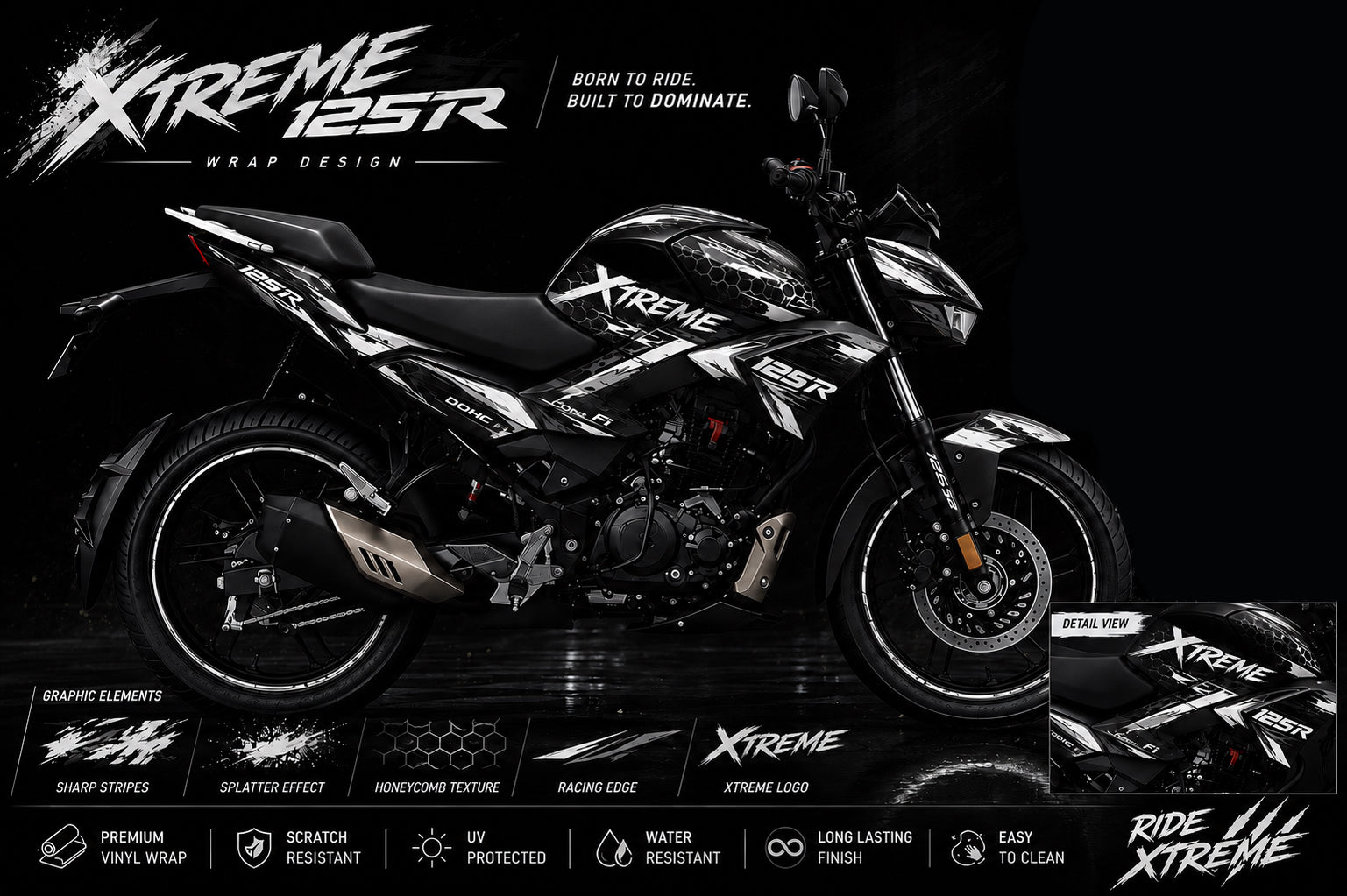 Decal kit for Xtreme 125r