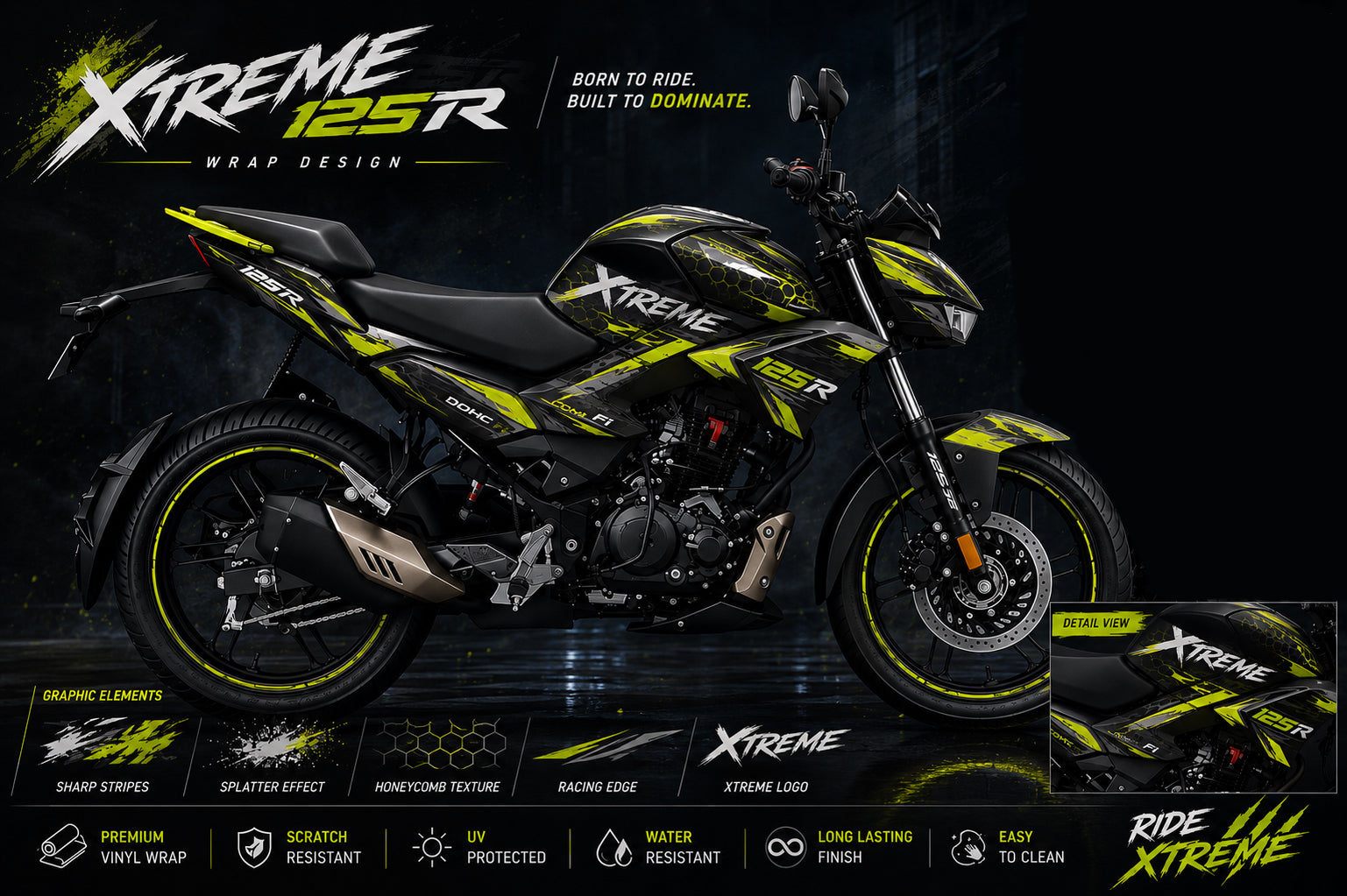 Decal kit for Xtreme 125r