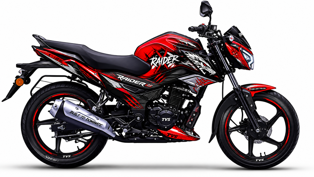 Decal kit for tvs raider 125
