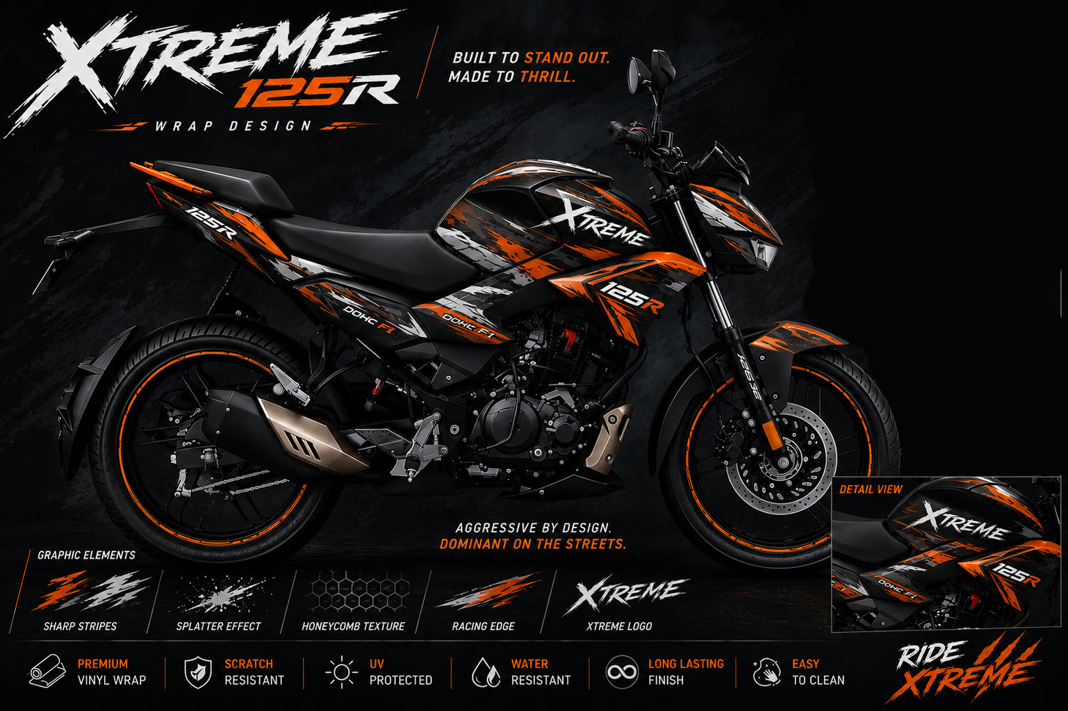 Decal kit for Xtreme 125r