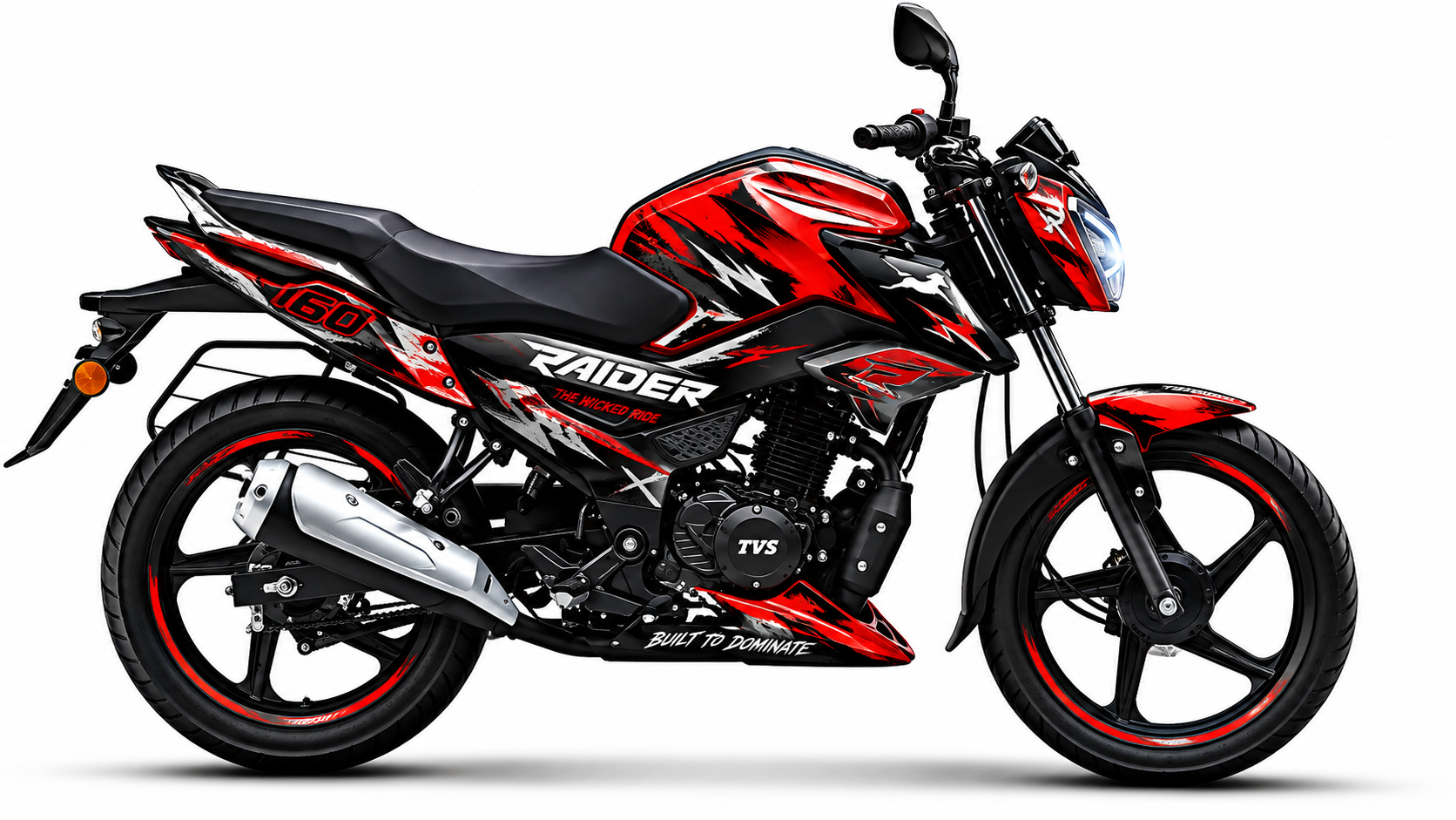Decal kit for tvs raider 125