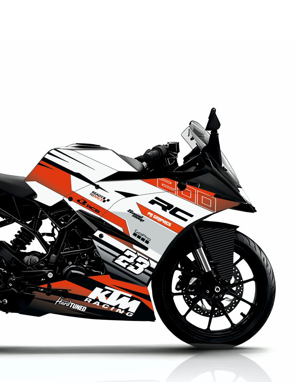 KTM RC 125-200-390 Race 200 Wrap Kit