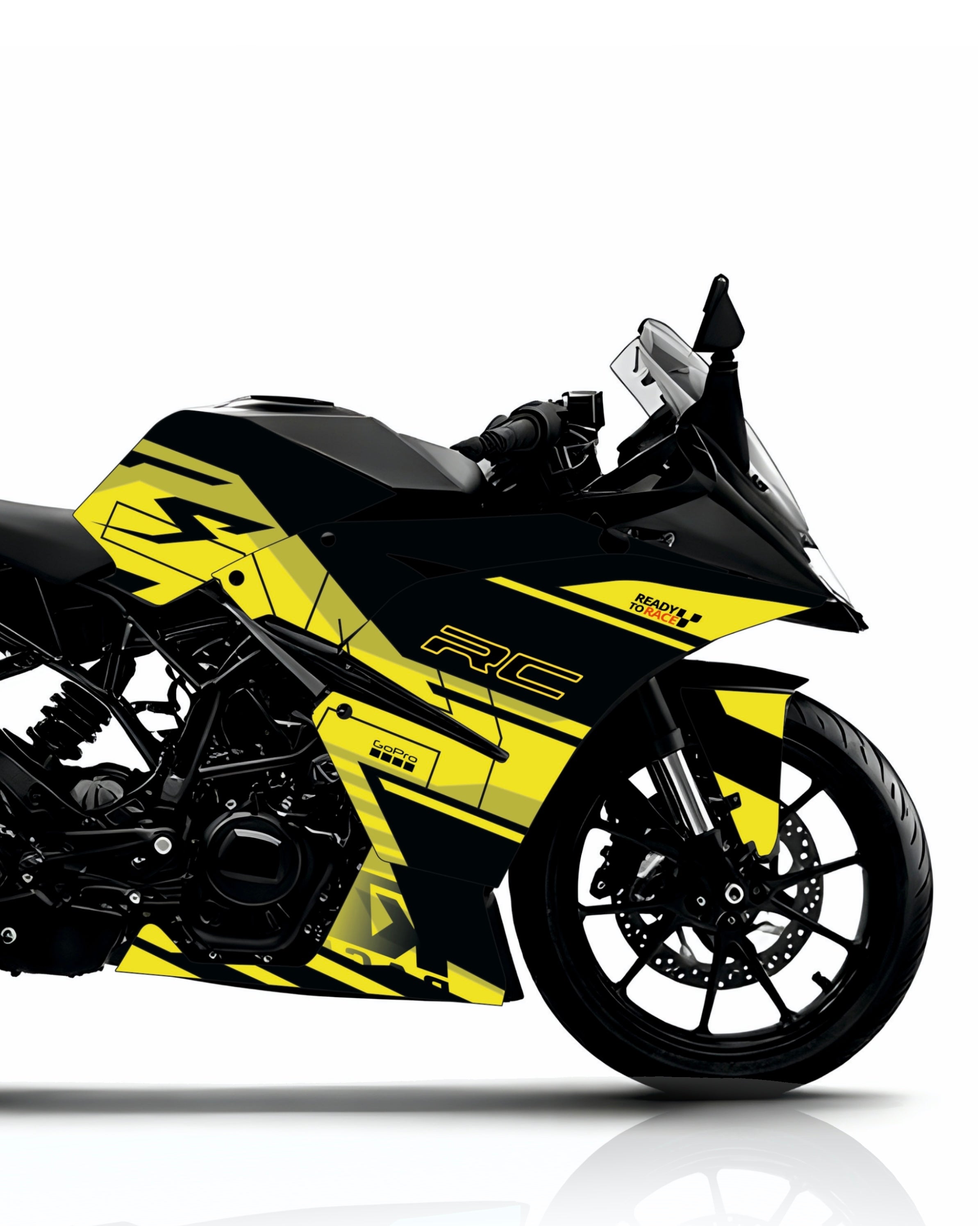 KTM RC 125-200-390 Neon Wrap Kit