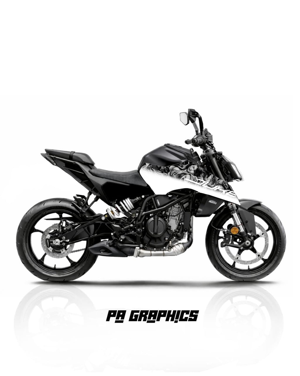 KTM DUKE B&W Wrap Kit