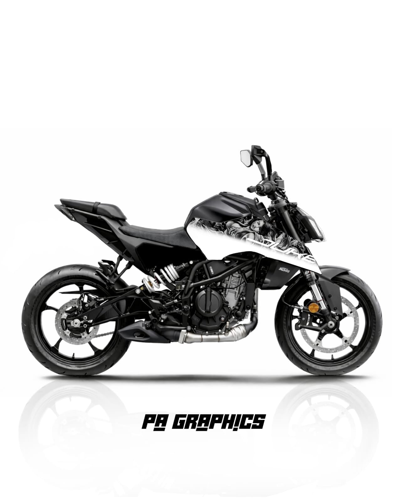 KTM DUKE B&W Wrap Kit