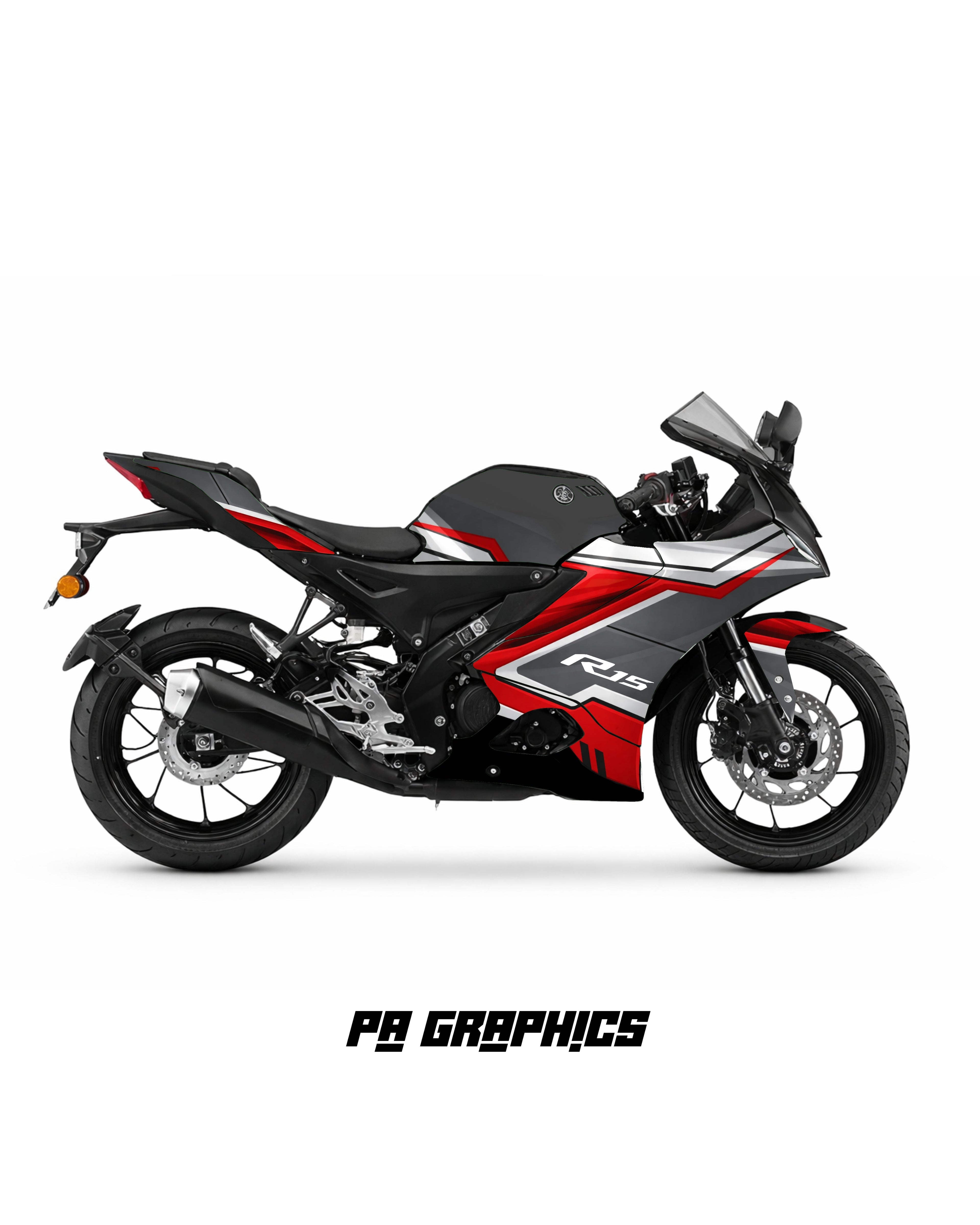 R15 V4 Urban Redline Wrap Kit