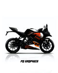 KTM RC 125-200-390 Bull Racing Edition Wrap Kit MotoGP Style